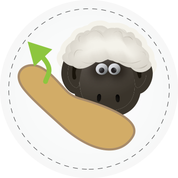 Soletta in lana rimovibile